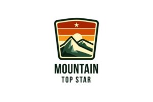 لوگو کوهستان و کوهنوردی - لوگو تیم کوهنوردی و کمپ های کوهستانی