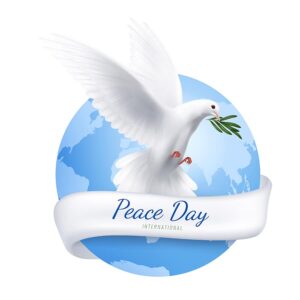 وکتور کبوتر سفید و شاخه زیتون، نماد صلح