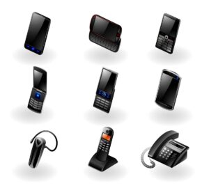 9 وکتور تلفن و موبایل و سایر تجهیزات ارتباطی الکترونیکی