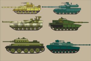 6 وکتور تانک سنگین جنگی - وکتور ماشین و تجهیزات جنگی