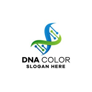 وکتور لوگو DNA - لوگو دی ان ای ژنتیک
