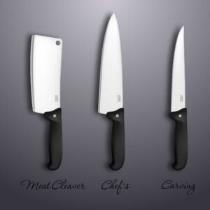 3 وکتور چاقو و ساتور آشپزخانه - وکتور لوازم آشپزخانه چاقو و ساتور