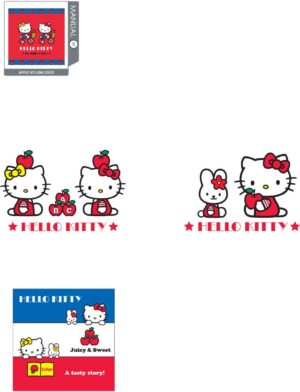 4 وکتور Kitty کیتی وکتور Hello Kitty