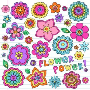 بیش از 15 وکتور نقاشی گل کودکانه تم فانتزی