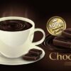 وکتور شکلات و فنجان شکلات داغ – وکتور پس زمینه معرفی محصولات شکلاتی