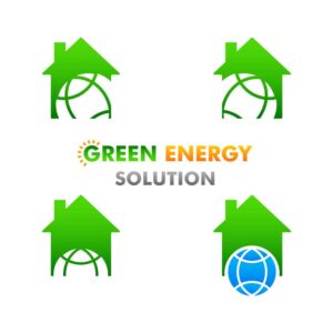 4 وکتور لوگو انرژی و خانه - وکتور لوگو انرژی پاک