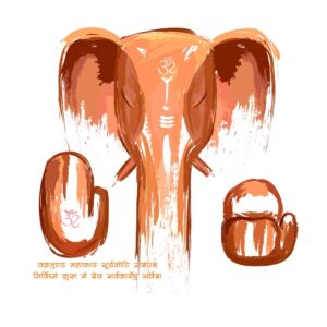 وکتور فیل هندی وکتور نقاشی سر فیل