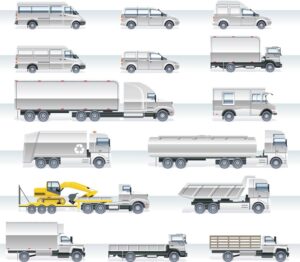 15 وکتور تریلی کامیون ون و ماشین های حمل کالا