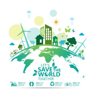 وکتور نجات زمین با انرژی های پاک و تجدیدپذیر - محیط زیست و زمین سبز و پاک