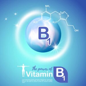 وکتور پس زمینه ویتامین ب 1 - وکتور ویتامین B1 با فرمول