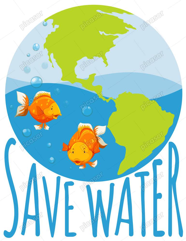 وکتور حفظ منابع آب کره زمین