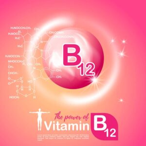 وکتور پس زمینه ویتامین ب 12 - وکتور ویتامین B12 با فرمول